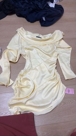 PLT off shoulder mini dress
