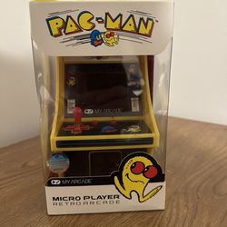 Pac-Man Mini Arcade Machine | My Arcade Micro Player Retro Game | New in Box | Collectible