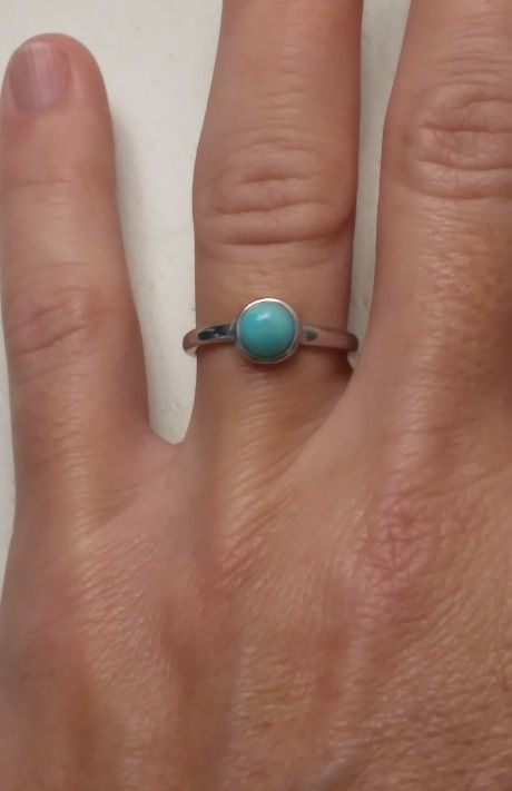 Handmade Natural Turquoise Ring