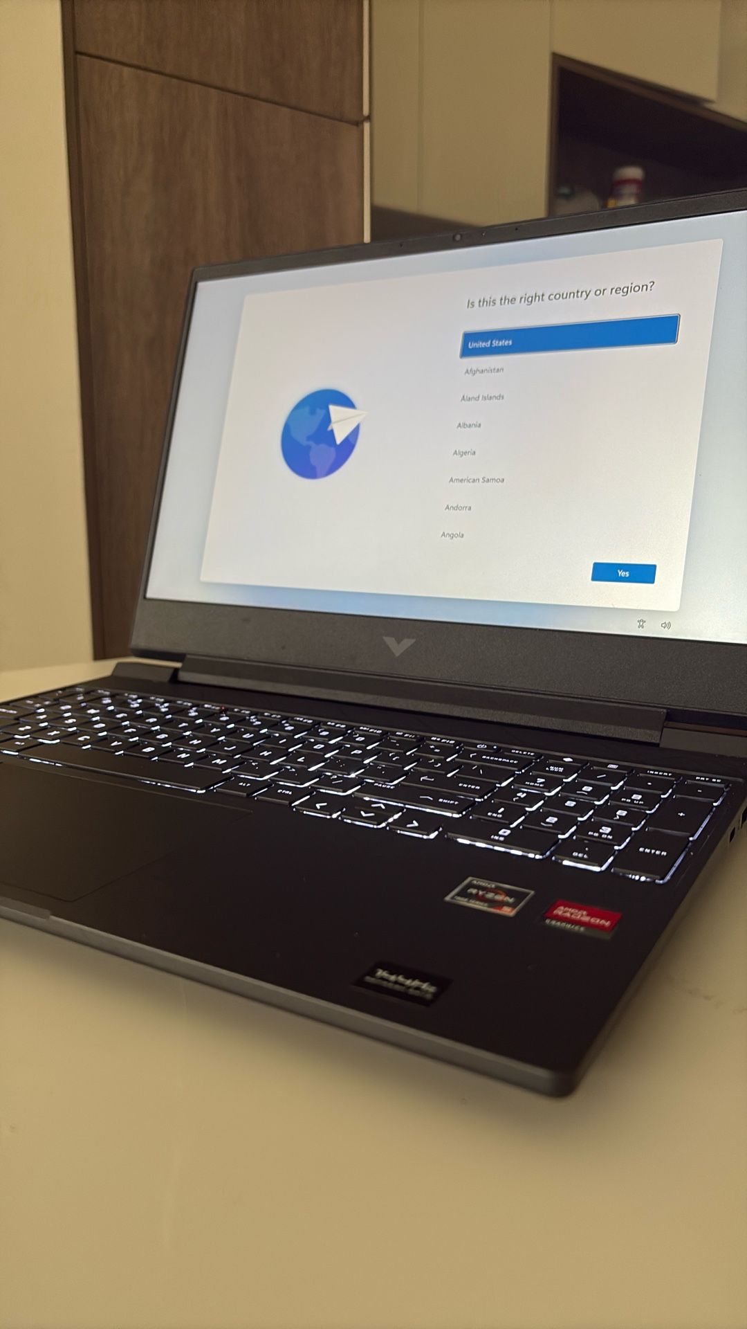 HP Victus 15.6" FHD 144Hz Gaming Laptop, AMD Ryzen 5-7535HS, AMD Radeon RX 6550M (Beats RTX 2050), Backlit Keyboard, Windows 11 Home, w/Cloth (32GB RA