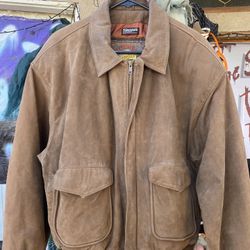 Vintage Wilsons Adventure Bound Full Zip Leather Jacket