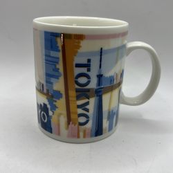 2014 Starbucks Tokyo Japan Coffee Cup Mug City Scenes Collector Series 14 oz