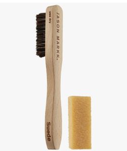 Jason Markk Suede Cleaning Kit, Shoe Cleaner,  Brush & Stain Eraser, Sneaker Care, Ideal for Footwear, Safe for Leather, Suede, Nubuck, Co