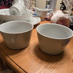 2 Crate And Barrel 4.5 Dip Bowls