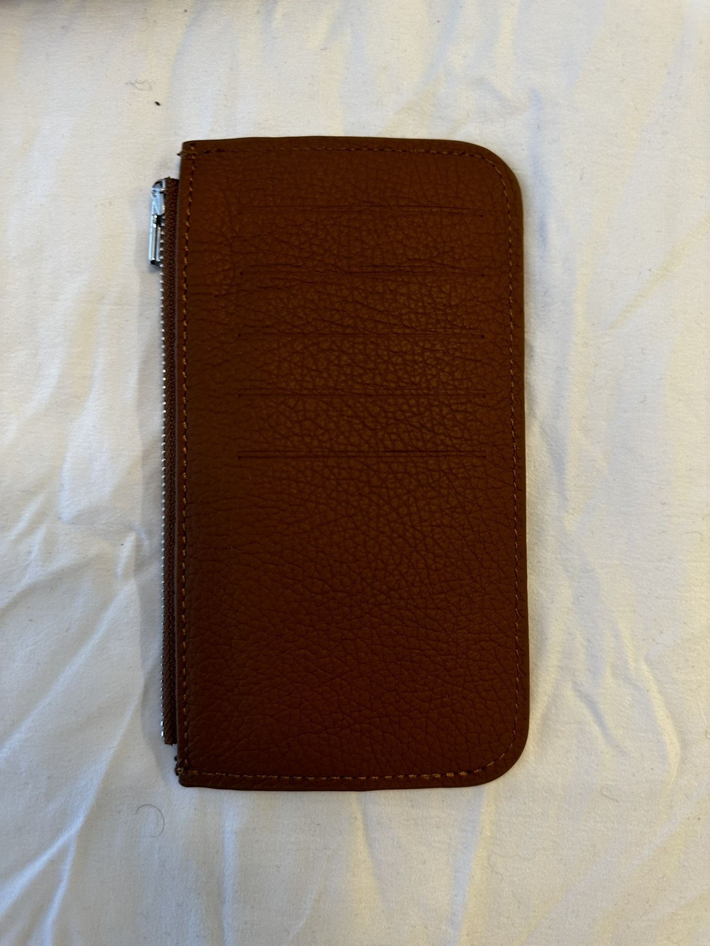 HERMES Wallet With Smaller Wallet Inside Brown , Orange, Or