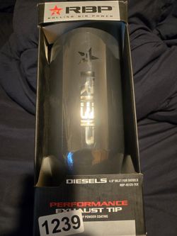 Performance exhaust tip