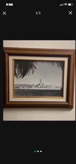 Vintage Authentic WWII USS COLLETT DD-730 Original Historical Photograph