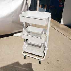 Metal Rolling Storage Cart