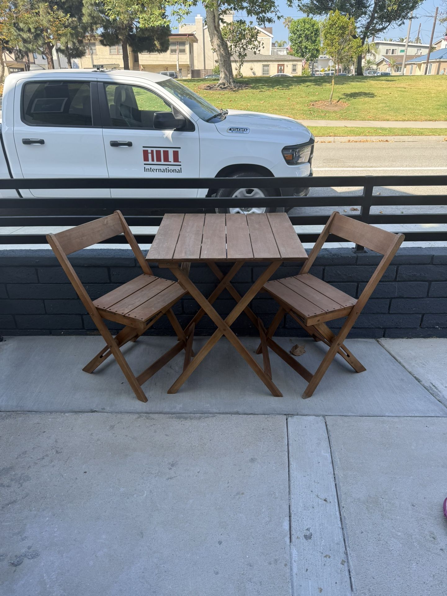 Folding Table & Chairs