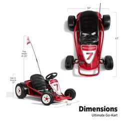 Radio Flyer Ultimate Go-Kart Ride On Toy