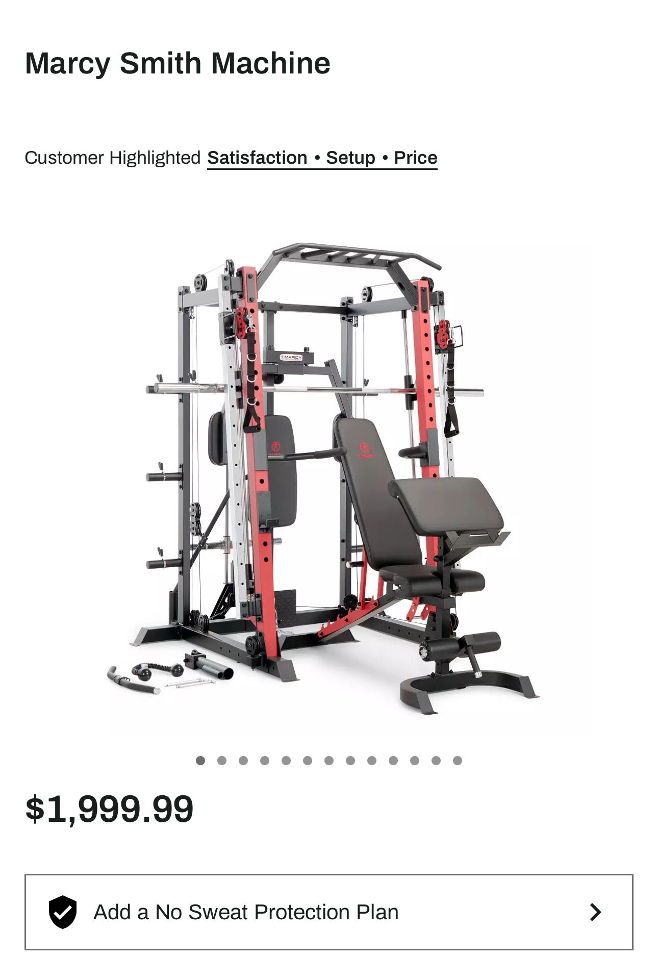 Marcy Smith machine exercise