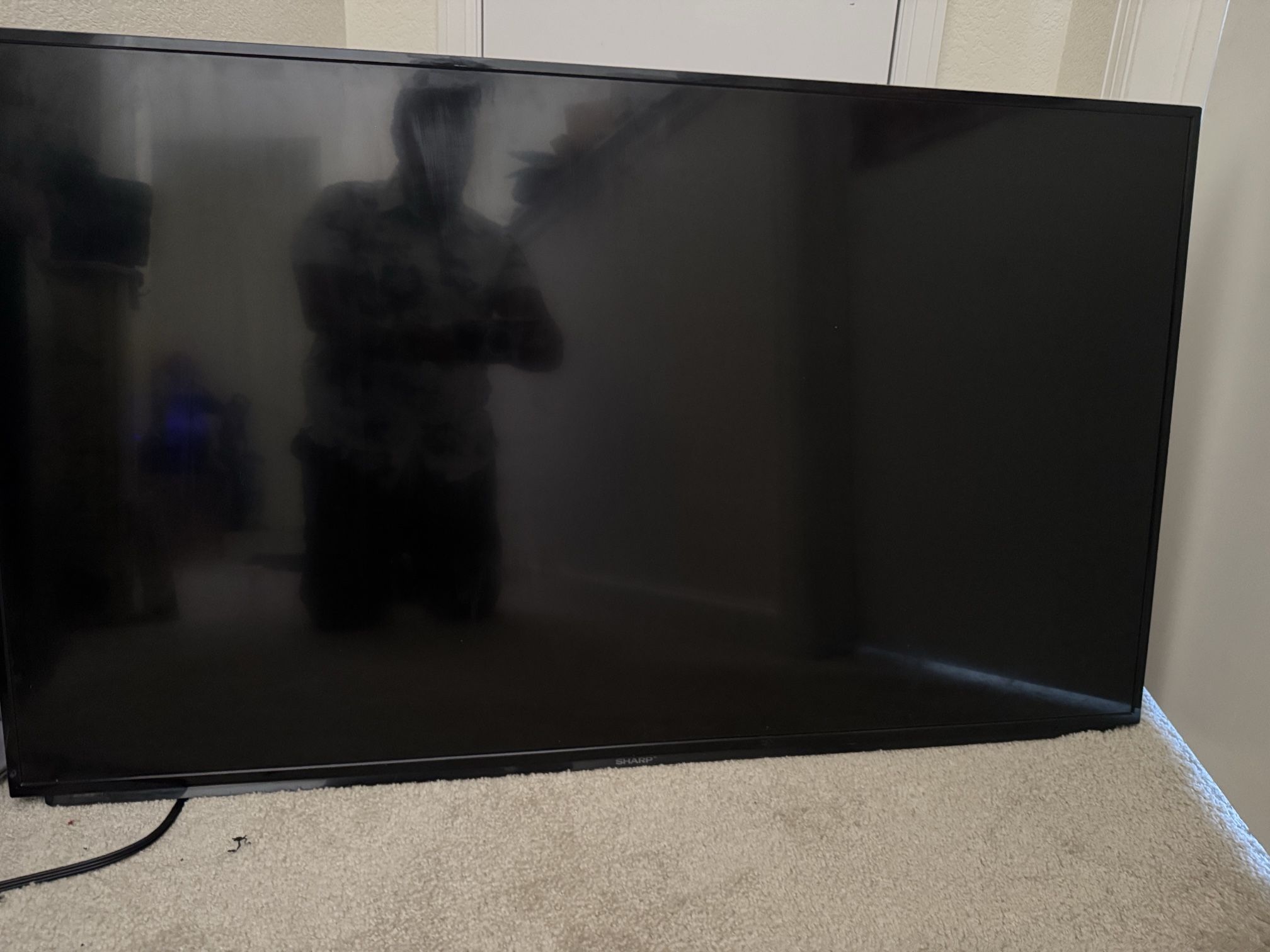 50” Tv With Remote