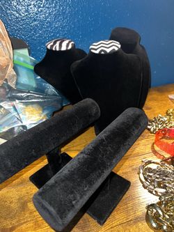Velvet Jewelry display