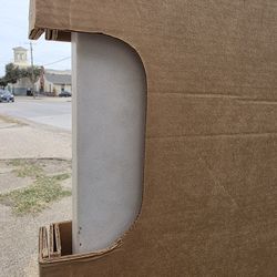 Castico 72" L X 36" W X 1.125" H Composite Stone Shower Pan Drain White Sand