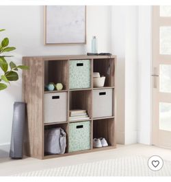 Grey Target 9 cube shelf