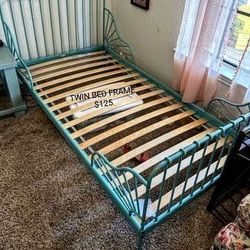 TWIN BED FRAME $125