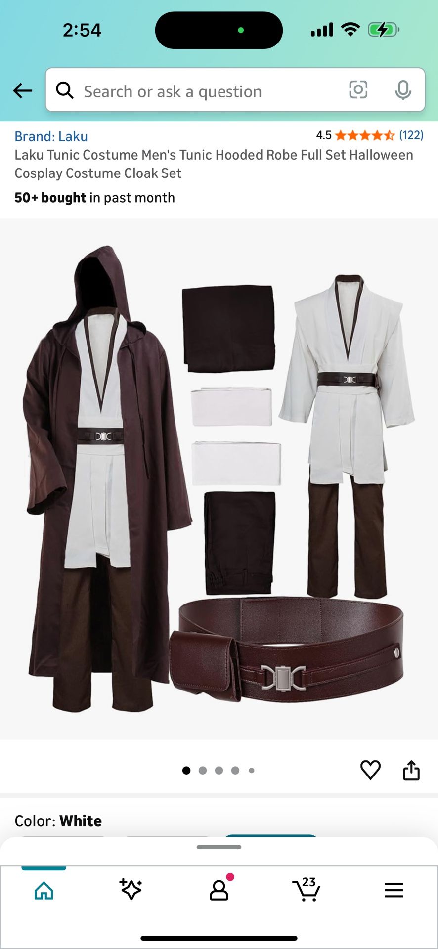 Men’s Costume Tunic Hooded
