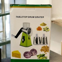 Brand New Tabletop Drum Grater 