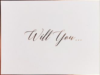 Bridesmaid Proposal Cards Set of 8 Blush Rose Gold $12