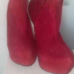 Red Boot Heels $25.