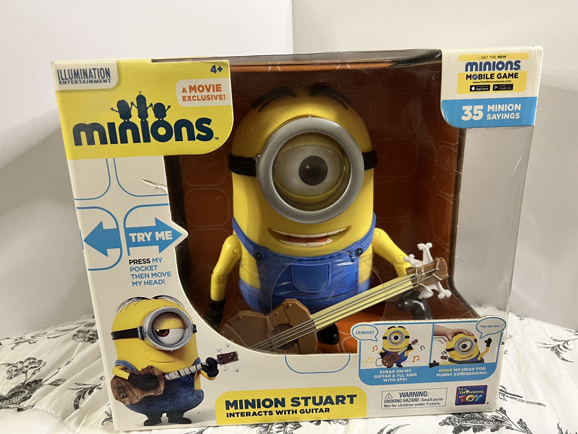 Talking minion with guitar original box