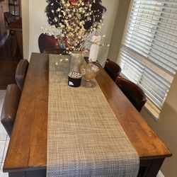 Dining table with 6 chairs for sale