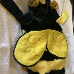 TOP PAW BLACK & YELLOW BUMBLE BEE HALLOWEEN COSTUME SZ M (DOG/CAT)