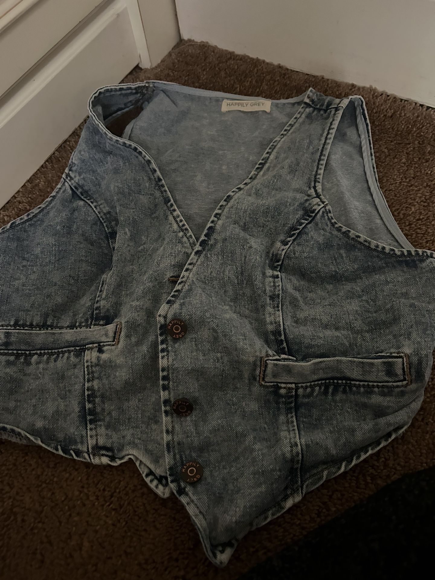 Denim Jacket Vest
