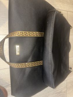 Two pcs Versace fragrance bag Black and gold like new