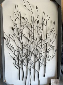 Metal Trees Wall Decor