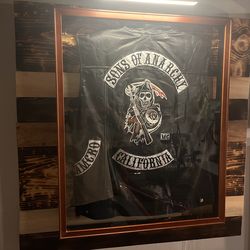 Custom Sons of Anarchy Vest Display – Handcrafted – One of One