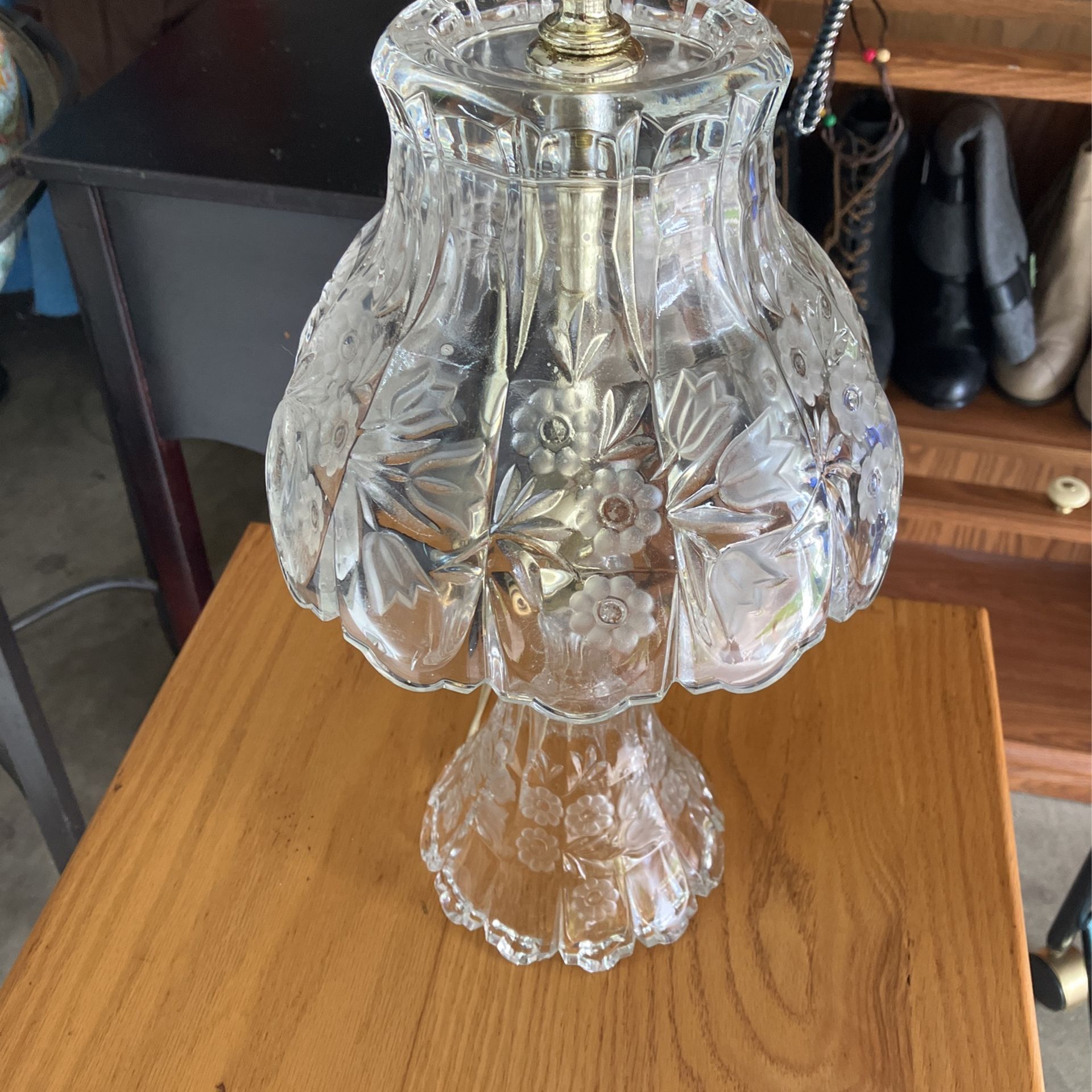 Vintage Cristal Lamp