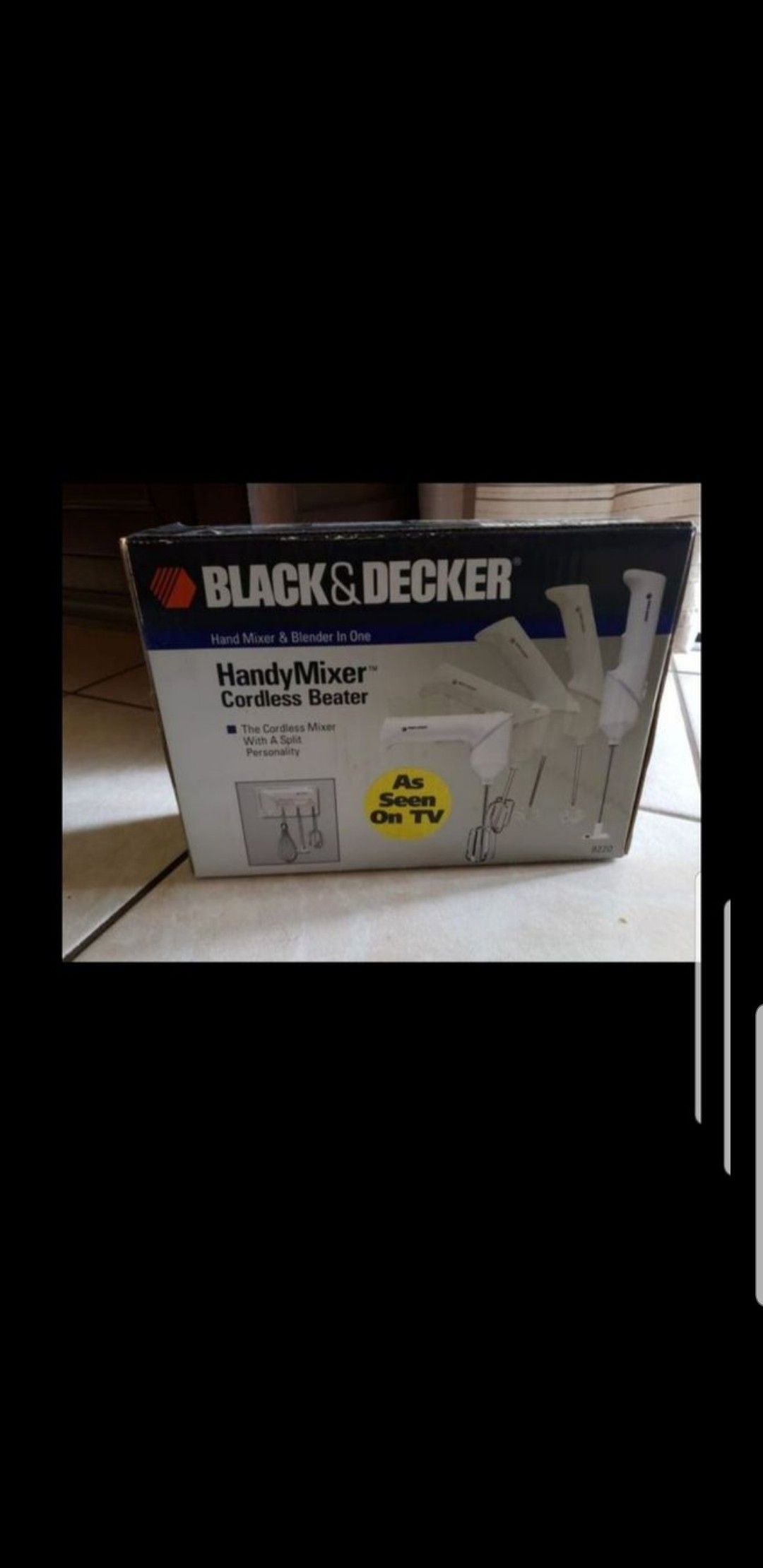 Black & Decker Handy Mixer Cordless Beater
