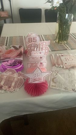 Party supplies 85th birthday