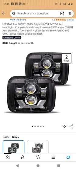 5x7 Led headlights ( Jeep Chevy GMC  Nissan Toyota )