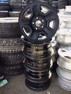 Jeep Wrangler Steel Rim 5lug 17*7.5"(Each)