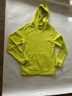Boys Yellow Cotton Hoodie Size 18/20