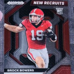 Brock Bowers #NR-BBS 2024 Panini Prizm New Recruits RC