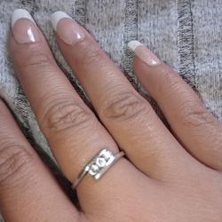 Size 8 Silver Ring 