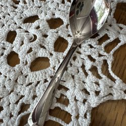 Silver Plated Soup Spoon From Sheffield, England