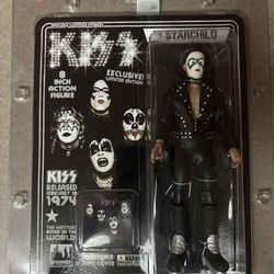 KISS - 8” Paul Stanley (bandit makeup) Figure