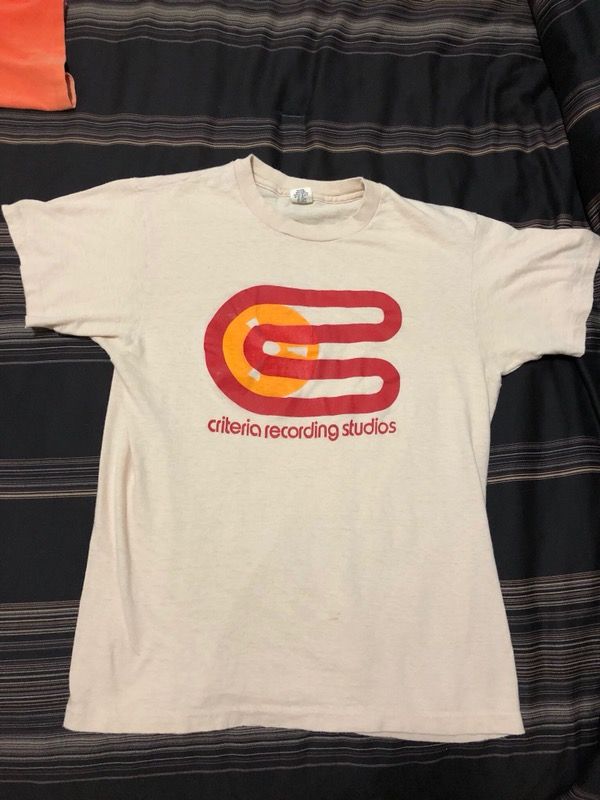 Original Criteria Recording Studio tee shirt - medium