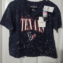 Houston Texans XS Wear by Erin Andrew's Crop Top $45 retail 
