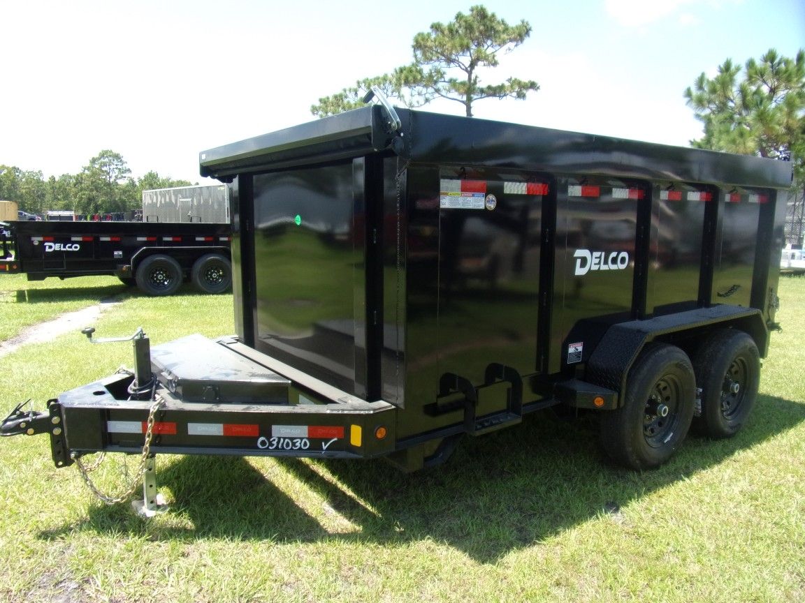 6x12x4 Dump Trailer 12.000lbs GVWR