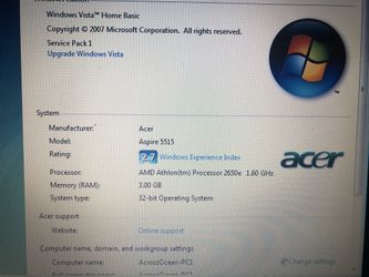 Acer laptop