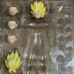 SH Figuarts Super Saiyan Son Goku -The Games Begin- Heads, Faces, & Neck Peg