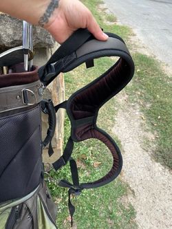 Golf clubs and bag
