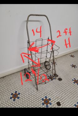 Folding  Shopping Cart Good Cond 