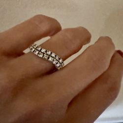 Platinum Ring With Diamonds