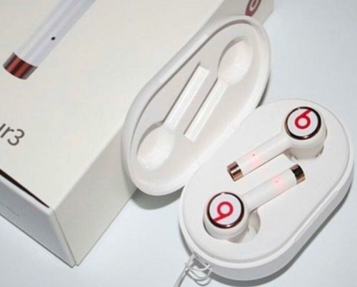 Beats Wireless Tour 3 White New Bluetooth By Dre iPhone Earbuds Headphones